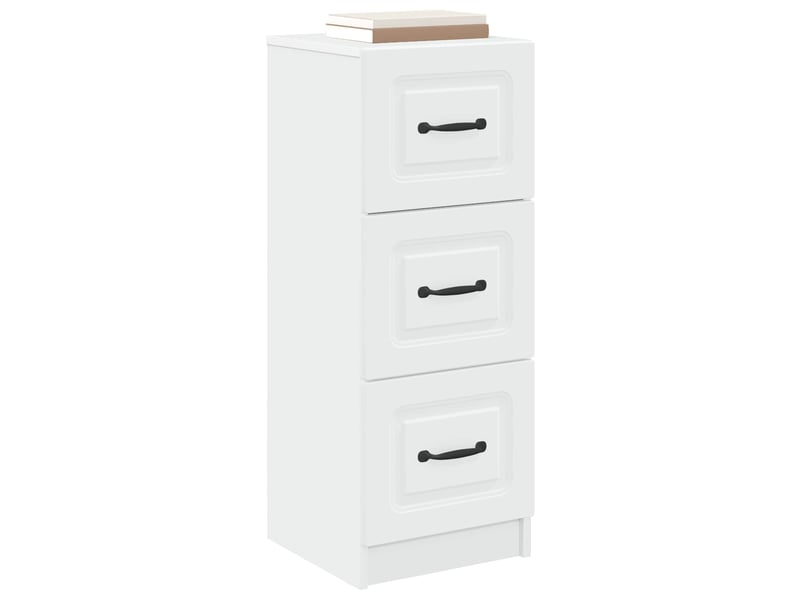  Armoire à tiroirs, rangement bureau blanc 33 x 34,5 x 87 cm bois d'ingénierie shl2380  - Conforama C