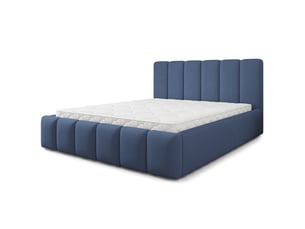 Lit coffre 180x200 cm MASSENO coloris bleu