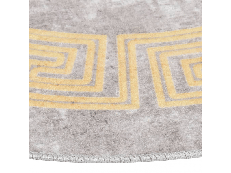  Tapis lavable antidérapant φ120 cm gris - comfortxl 337939 - Conforama D