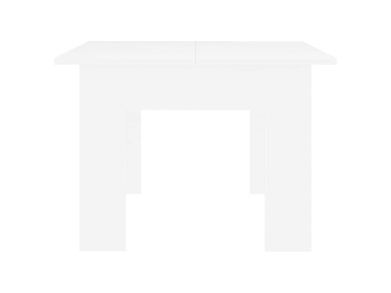  Table basse - table de salon - table à thé blanc 100x60x42 cm bois d'ingénierie  - Conforama E