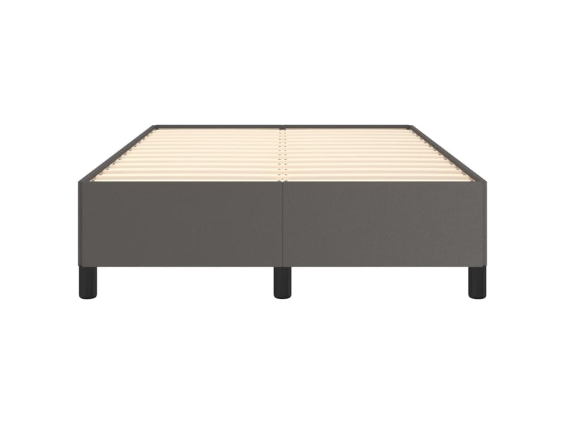  Lit double- lit adulte -  cadre de lit sans matelas gris 120x190 cm similicuir  - Conforama D