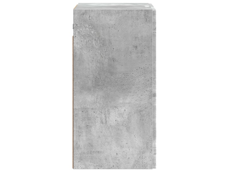  Armoire murale salon, meuble de rangement 59x31x60 cm bois d'ingénierie gris béton shl194  - Conforama E