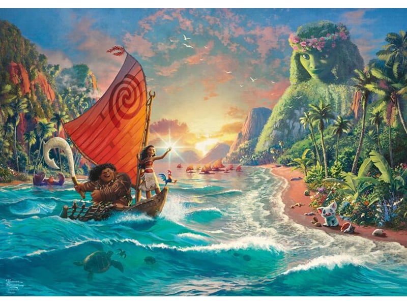 Puzzle 1000 pcs moana  vaiana disney 58030 - Conforama A
