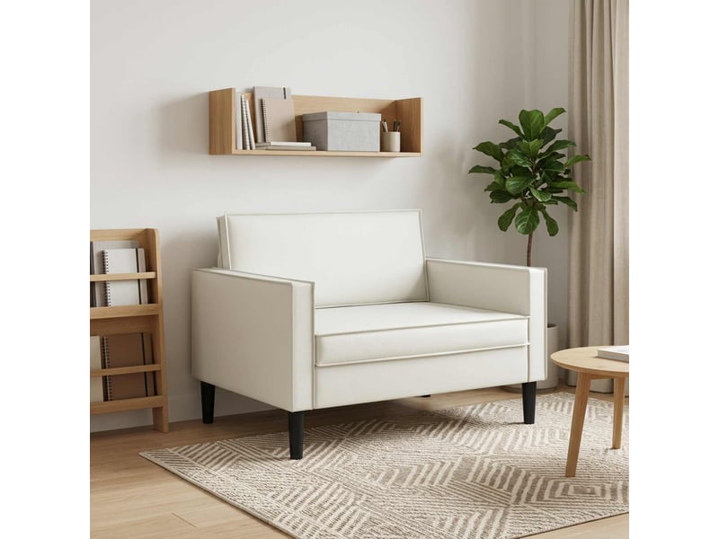 Vidaxl fauteuil xl blanc simili cuir - Conforama B
