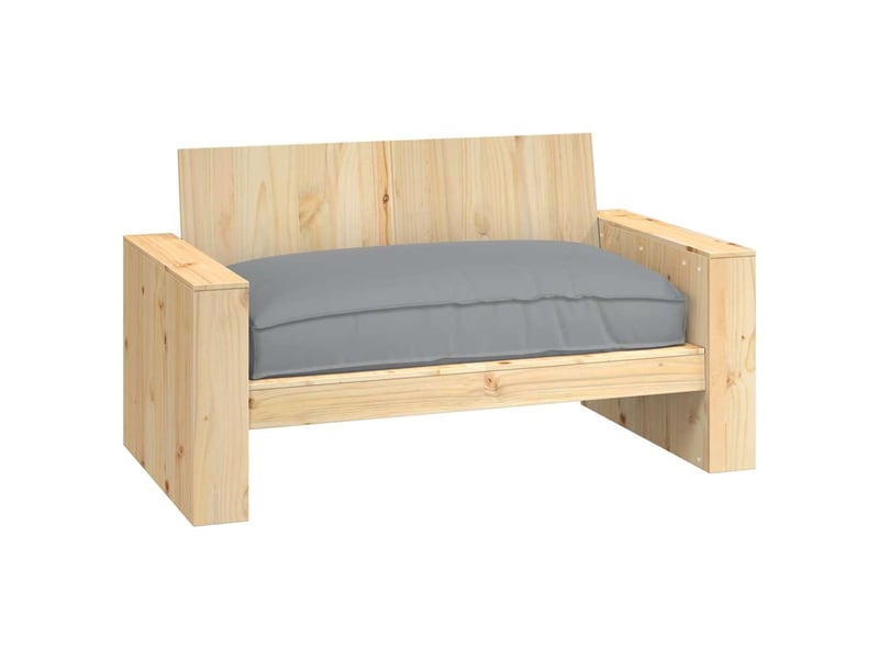  Coussin d'assise, coussin pour chaisecanapé tissu oxford gris 120 x 80 x 12 cm cf56663  - Conforama D