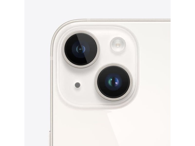  Smartphone iphone 14 128 go starlight reconditionne excellent etat double capteurs photo  - Conforama D