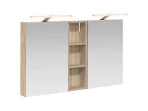 Ensemble de meubles de salle de bain 3 pcs 100x10.5x60.5 cm shl3893