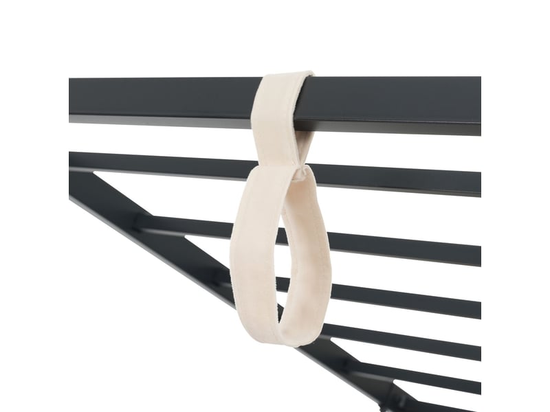  Lit bébé jour 90x200 cm, couchage d'appoint velours, rangement intégré hydraulique, sommier métal robuste, design gitter sécurisé  - Conforama D