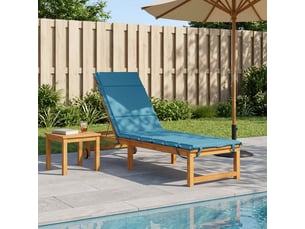 Coussin de transat, coussin pour bain de soleil gemert 100 % polyester bleu clair cf56122