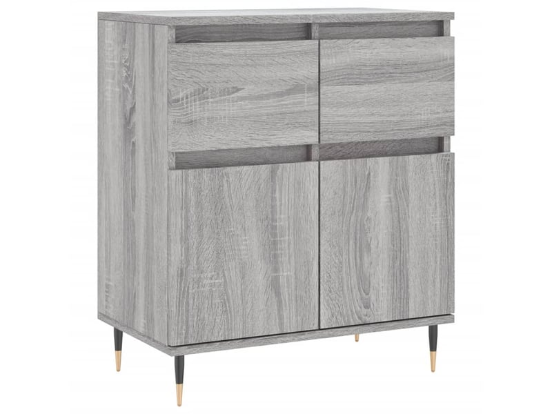  Buffet - bahut - meuble de rangement sonoma gris 60x35x70 cm bois d'ingénierie  - Conforama A