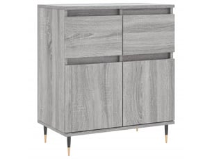 Buffet - bahut - meuble de rangement sonoma gris 60x35x70 cm bois d'ingénierie