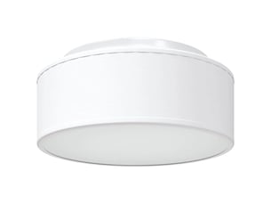 Lampe de plafond, plafonnier blanc 30x30x13,5 cm tissu