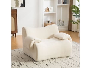 Canapé modulable modulaire tissu chenille mousse 30d très élastique déplacement facile dessous antidérapant beige
