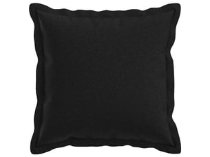Lot de 2 housses de coussin houten noir 30 x 30 cm lin synthétique cf49537