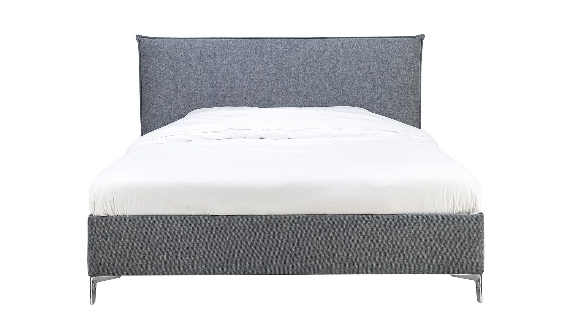 Lit 160x200 cm MASON W coloris gris acier gris 112 Conforama
