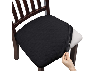 Lot de 4 housses de chaise élastiques amovibles universelles, convenant à la maison, à l'hôtel, aux fêtes, aux mariages, aux conférences, à noël, multicolore