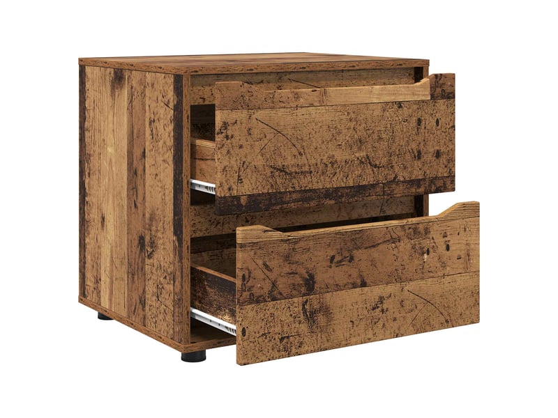  Armoire de rangement, commode de rangement 60 x 48 x 57 cm bois d'ingénierie shl5178  - Conforama E