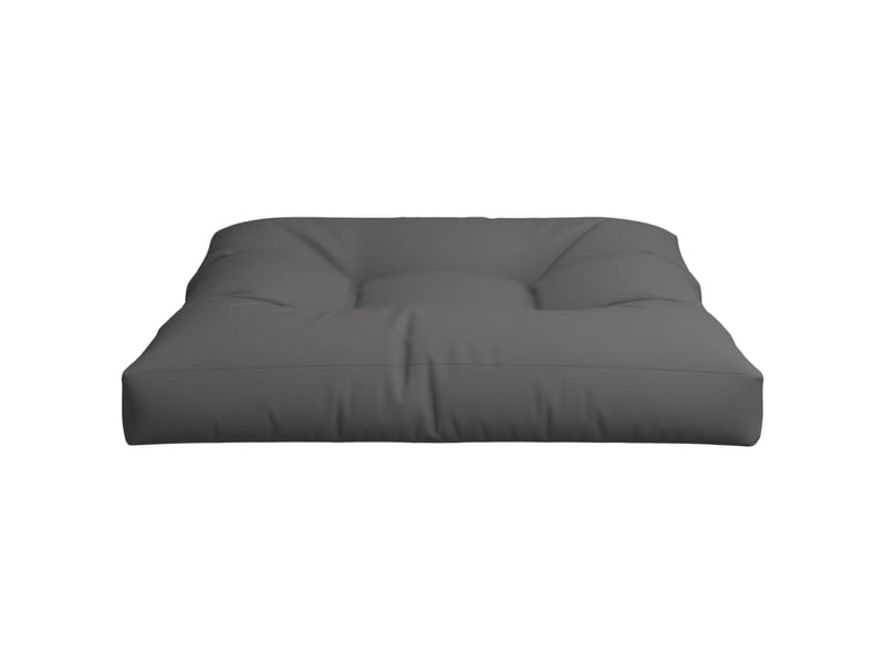  Coussin de palette, coussin de chaise, coussin de canapé anthracite 80x80x12 cm tissu cf55284  - Conforama E