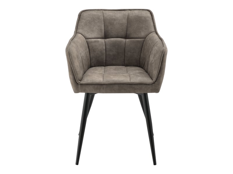 Lot de 4 chaises de salle à manger birmingham 82 x 60 x 59 cm taupe noir [en.casa] Birmingham - Conforama D