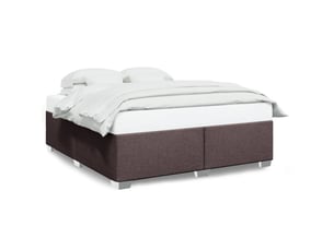 Lit 2 places 200x200 cm    coloris marron