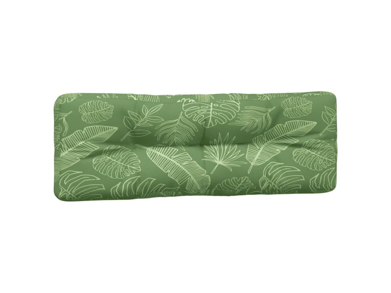  Lot de 2 coussins de palette, coussins de canapé motif de feuilles tissu cf59561  - Conforama D