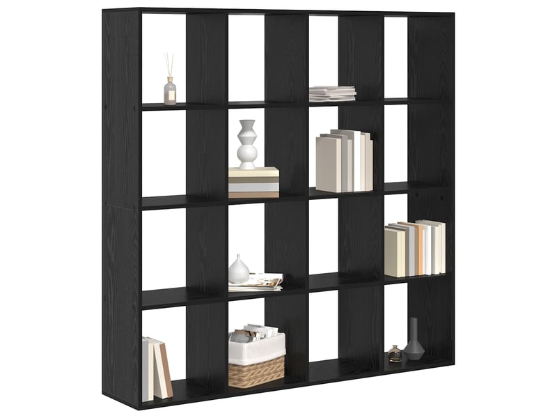  Bibliothèque, armoire à livres 16 niveaux 137,5 x 29 x 137,5 cm bois d'ingénierie  - Conforama C