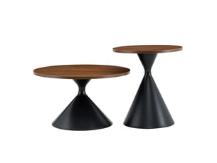 Table basse rond(e) coloris bicolore <strong>HAUSS SPOLE</strong> <strong></strong>