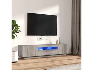 Meuble tv coloris gris <strong></strong> <strong></strong>