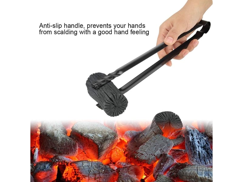  Pince a charbon de bbq,barbe charbon de bois,pince charbon encens,pince cheminée,pinces,pinces à charbon pour barbe,pinces à charbon No Commercial reference - Conforama B