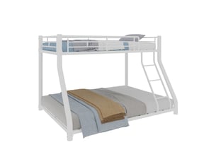 Lit superposé 140x190 cm <strong></strong>  <strong></strong> coloris blanc