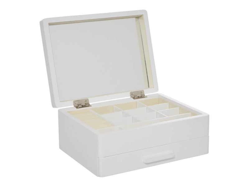  Boite bijou blanc l21  - Conforama B