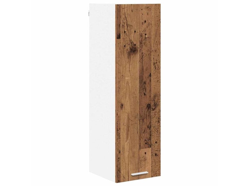 Meuble de rangement cuisine, armoire suspendue bois ancien 30x31x100cm - Conforama A