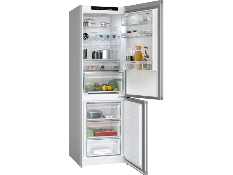 Réfrigérateur combiné siemens kg36neicf iq300 nofrost 321l inox - Conforama B