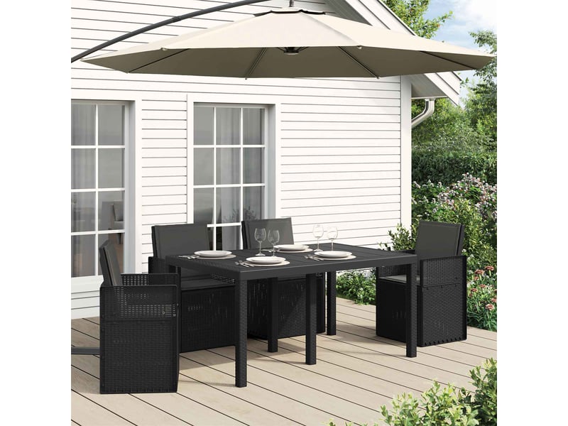  Coussins de siège et de dos polyester anthracite 47 x 45 x 2 cm cf60809  - Conforama B