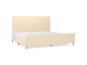 Lit 2 places 200x200 cm    coloris beige