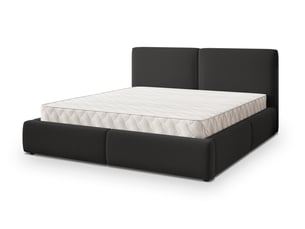 Lit coffre 180x200 cm MASSENO coloris noir