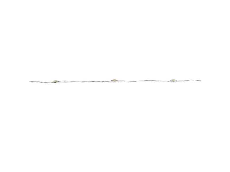  Guirlande lumineuse d'extérieur 5 m 100 led blanc froid fil cuivre 13 fonctions sur secteur  - Conforama C