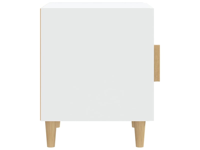  Table de chevet - cabinet de chevet - table de nuit blanc bois d'ingénierie  - Conforama C