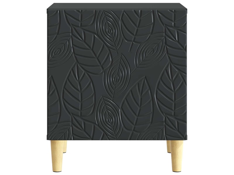  Table de chevet - cabinet de chevet - table de nuit 2 pièces noir 43 x 34,5 x 50 cm  - Conforama E