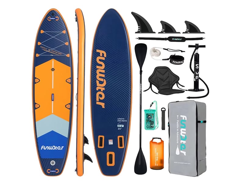  Planche de SUP Funwater SUPFW43B - 350x89x15cm 180kg  - Conforama A