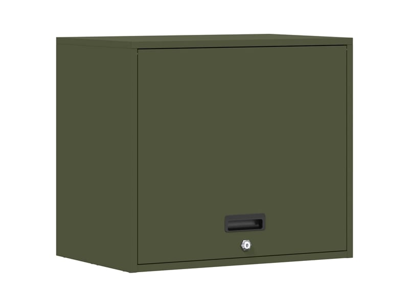  Armoire murale salon, meuble de rangement pour garage vert olive 60 x 40 x 53 cm  - Conforama A