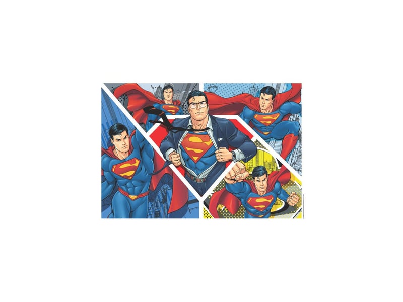  Puzzle maxi 104 pieces superman dc comics 62 x 42 cm CLE8005125250226 - Conforama B
