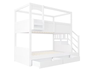 Lit simple 90x200 cm    coloris blanc