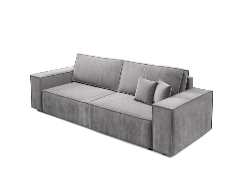 Canapé convertible mille mini gris - Conforama D