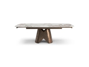 Table à manger extensible en céramique pandora pandora lace