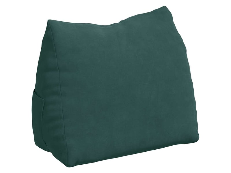 Coussin de dos, coussin de dossier vert foncé 45 x 20 x 35 cm cf55087 - Conforama A