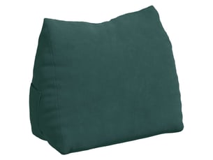 Coussin de dos, coussin de dossier vert foncé 45 x 20 x 35 cm cf55087