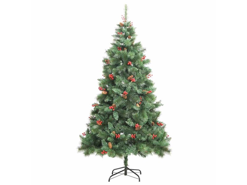  Sapin de noël, arbre de noël artificiel 300 led blanc chaud pvc et métal vert cf61037  - Conforama E
