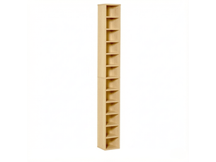 Bibliotheque coloris  naturel 12 étagère(s) <strong>KORFEE</strong> <strong></strong> - 11.5 cm x 21 cm