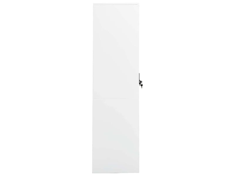  Garde-robe chambre, armoire de rangement blanc 80x50x180 cm acier  - Conforama C